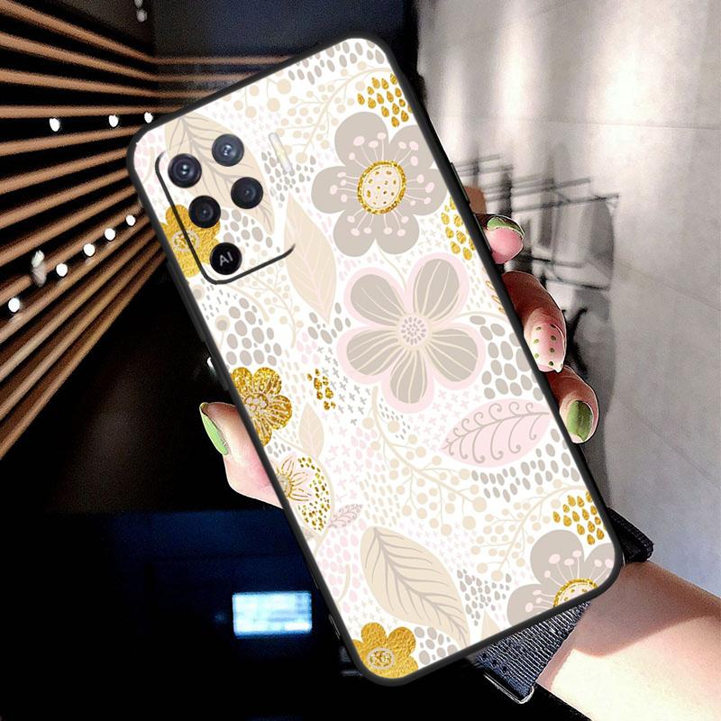Чехол Floral Charm Secret Garden для Oppo A5 Pro A15 A17 A57 A77 A18 A38 A58 A78 A98 A94 A74 A54 A16 A76 A96 A40 A60 A80
