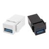 Вставки Keystone Jack USB 3.0 для подключения оборудования с USB-портом Адаптер USB на USB Простая установка Вставка-соединитель Female
