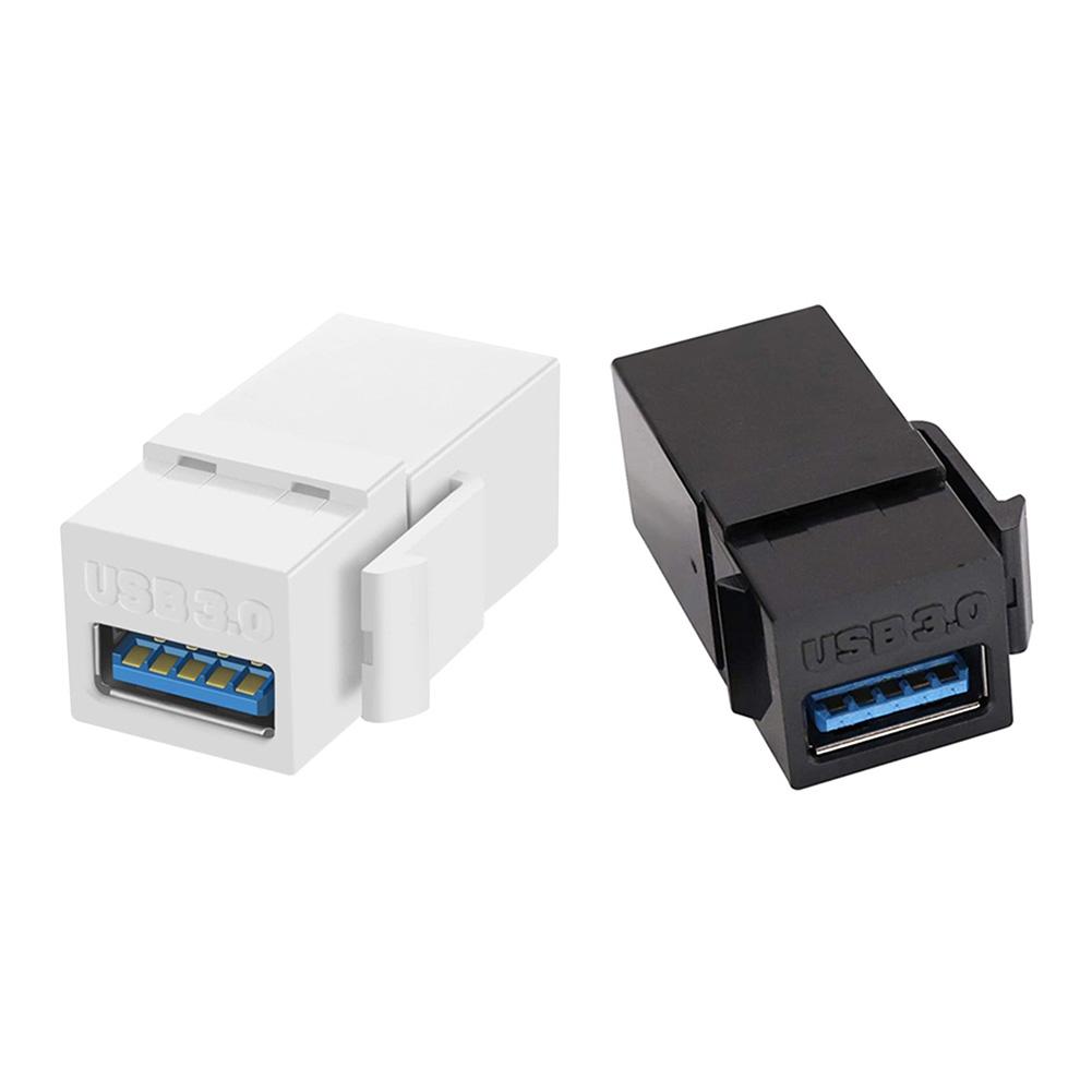 Вставки Keystone Jack USB 3.0 для подключения оборудования с USB-портом Адаптер USB на USB Простая установка Вставка-соединитель Female