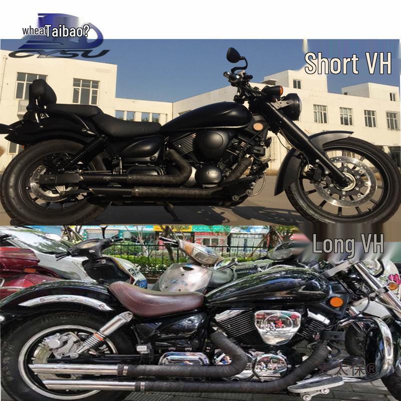 Подходит для Lifan V16 Cruiser 250 с ретро выхлопной системой VH и глушителем (Соответствует стандартам выбросов China III/IV)