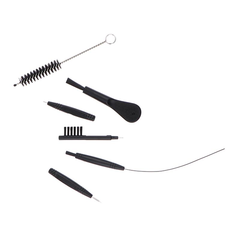 7 шт./компл. наборы для чистки слуховых аппаратов, инструмент для чистки слуховых аппаратов, щетки для чистки, сухая салфетка, антистатическая салфетка, пылезащитная прозрачная коробка