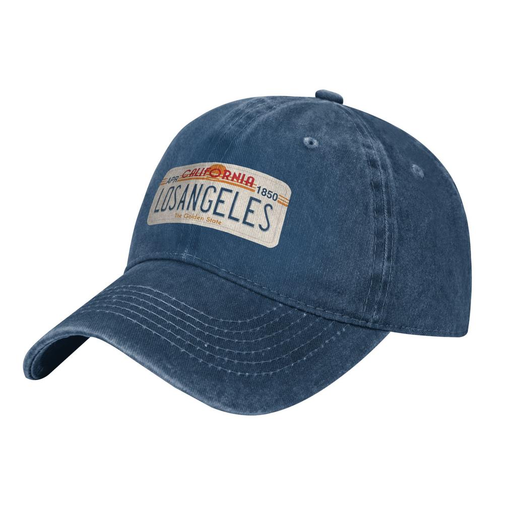 Los Angeles California License Plate Unisex Style Baseball Cap Cotton Caps Hat Workouts Adjustable Headwear