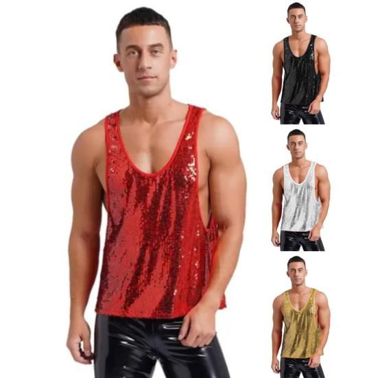 Мужской жилет с круглым вырезом без рукавов свободного кроя, однотонные топы-майки, быстросохнущие, универсальные, в уличном стиле, повседневная одежда
