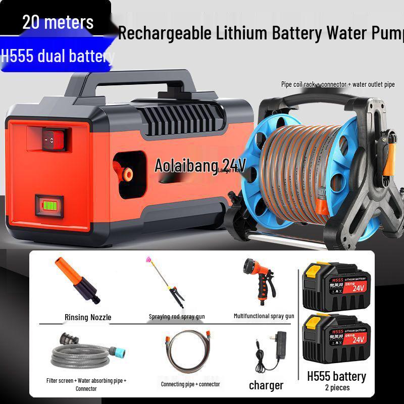 Rechargeable Household Water Pump for Outdoor and Agricultural Use