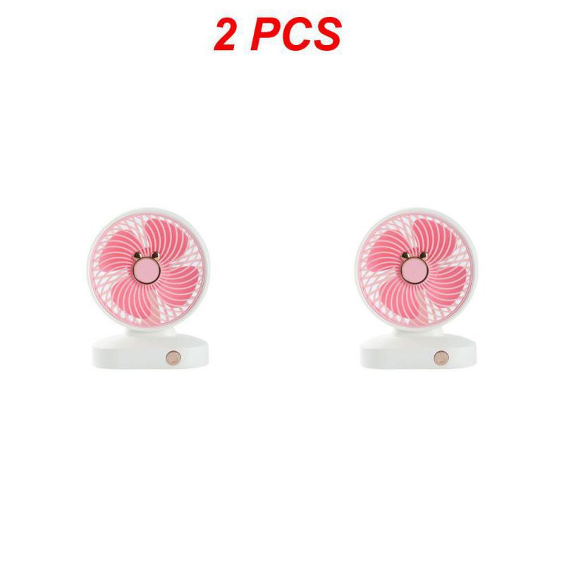 1/2 шт. для домашнего офиса кемпинга на открытом воздухе портативный настольный вентилятор перезаряжаемые мощные охлаждающие вентиляторы маленький USB зарядка студент