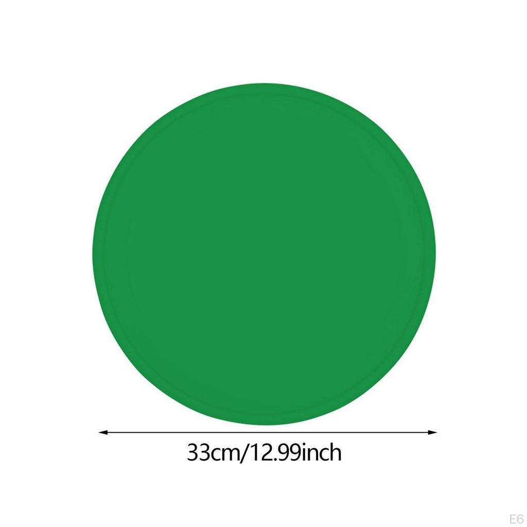 Силиконовый коврик для выпечки пиццы, подбрасывающий тесто, 13-дюймовая прочная портативная сковорода, летающая блинная