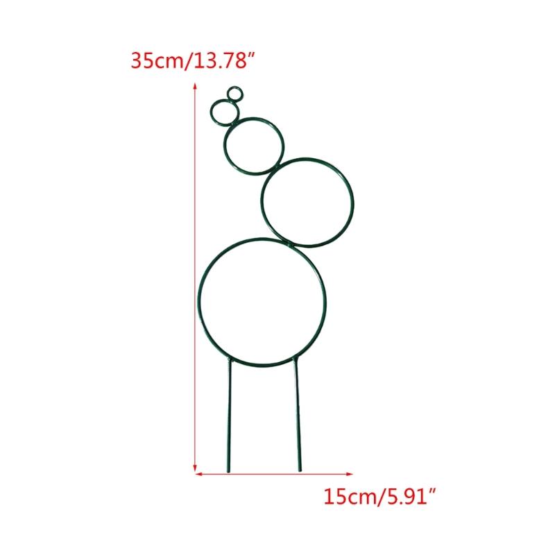 Round Garden Trellis 14” Tall Plant Support for Climbing Vine Rack Dropshipping