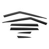 6pcs Black Window Visor Vent Sun Rain Shade Deflector Fits for Land Rover Range Velar 2018?ON
