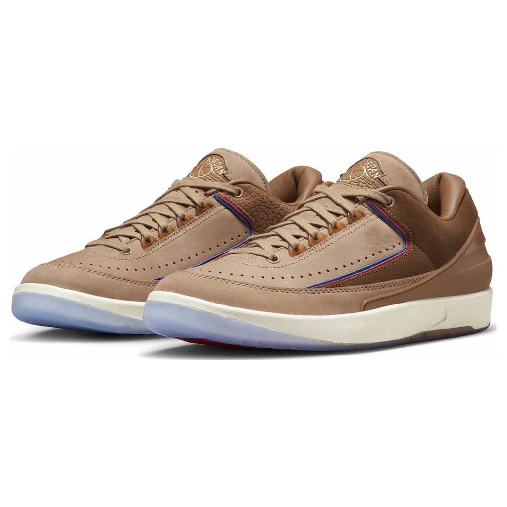 Два 18 низких кроссовок унисекс Air Jordan 2 Retro Tan Rocky-Tan British-Tan DV7129-222