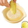 Grater Plate for Ginger Garlic Onion Cheese Lemon Hand Grinder Garlic Masher Portable Porcelain Carrot Grinding Kitchen Tool