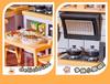 DIY Миниатюрная хижина Строительные блоки Сцена Модель Образовательная игрушка Подарок