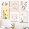 Easter Spring Pastels Minimalism Canvas Painting Nordic Posters and Prints Wall Art Pictures for Living Room Home Decor