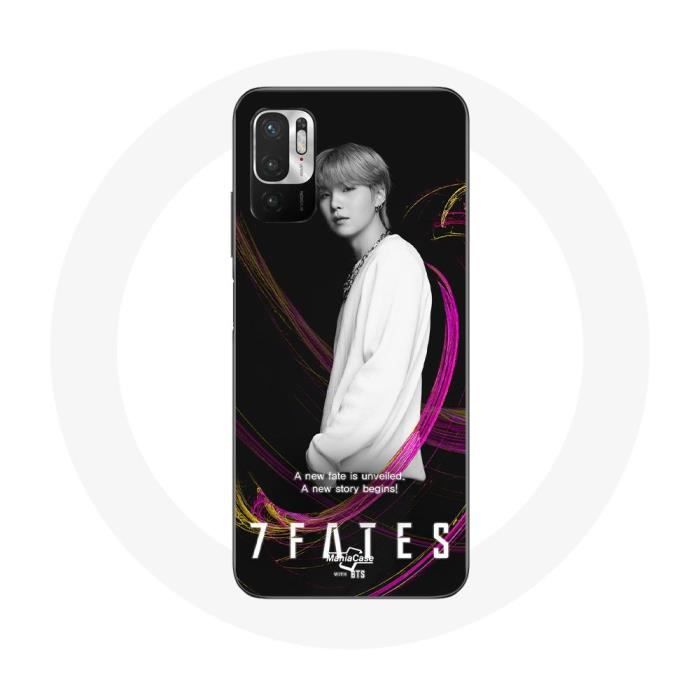 Case for Xiaomi Redmi Note 10T 5G Bangtan Sonyeondan 7 Fates Chakho With BTS Suga Concept Photo