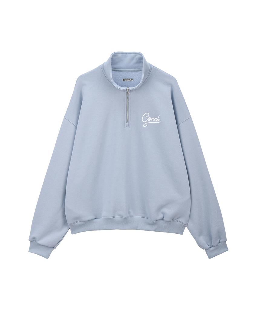 Мягкая оверсайз толстовка CONCHWEAR с полумолнией (4 цвета)