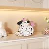 Spotted Puppy Living Room Home Good Stuff Entrance Door Entrance Table Table Top Clock Cartoon Niche Watch Small Ornaments