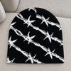 Thickened Double Layer Knit Beanie Warm Knitted Hat Streetwear Winter Skull Cap  Outdoor