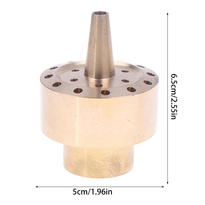 1/4" 1/2" 3/4" Латунная колонная насадка для фонтана Устойчивая к коррозии Распылительная головка для пруда Для декора сада Сад