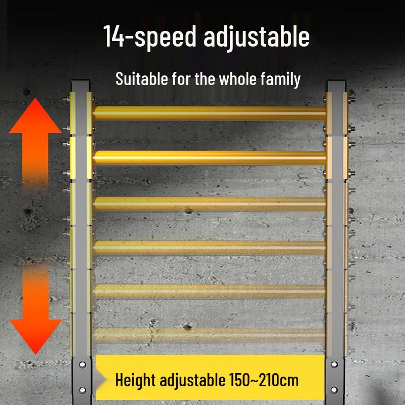 Hoircure No-Drill Floor-Standing Pull-Up Bar
