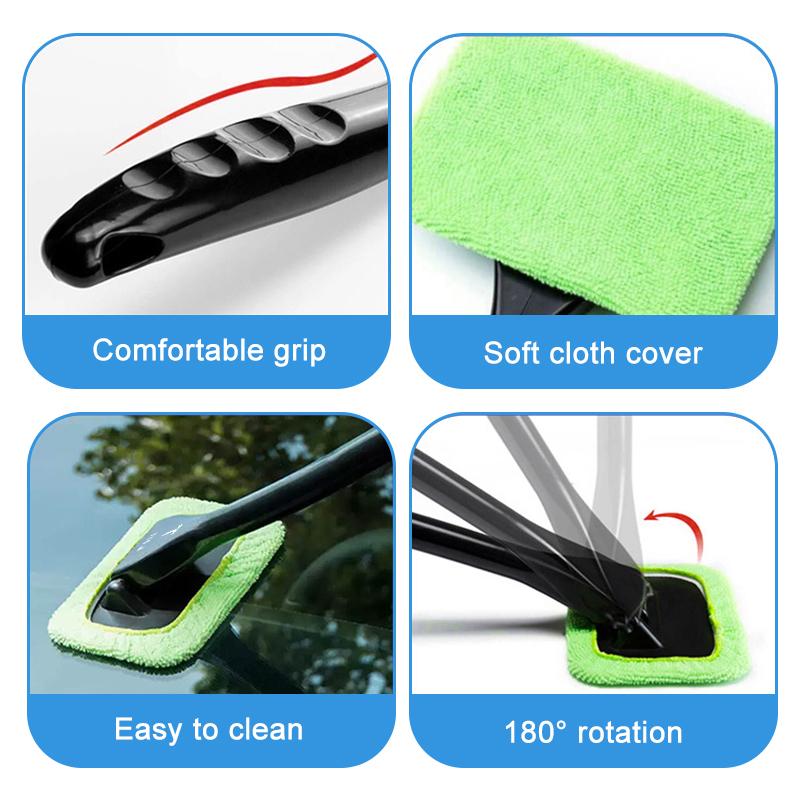 Car Window Cleaner Brush Kit Windshield Cleaning Wash Auto Tool For Tesla Model 3 Model S Model X Model Y Roadster Bonina Coil
