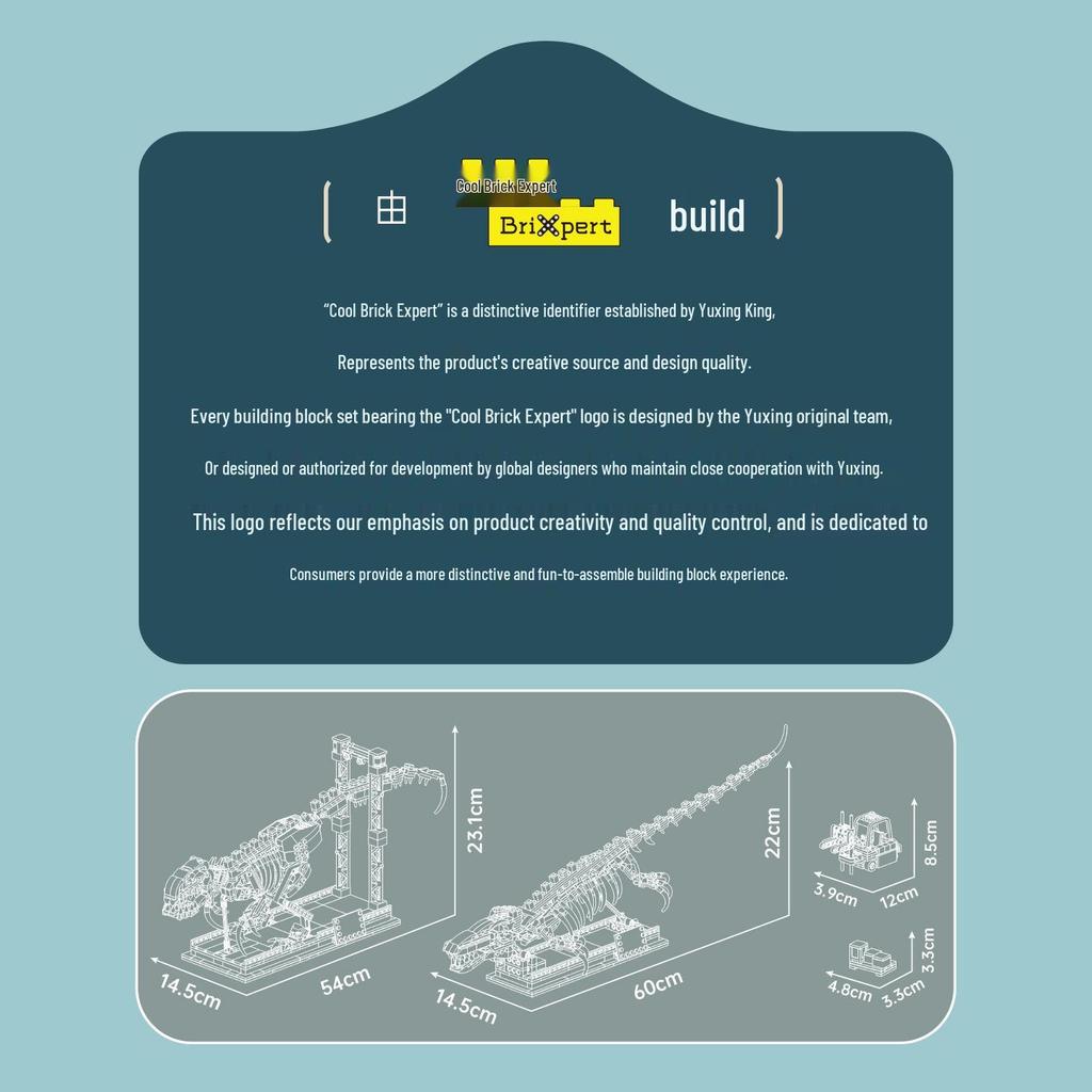 Модель Ископаемого Динозавра Король Юксин: Конструкторы Мозазавр и Велоцираптор для Детей.