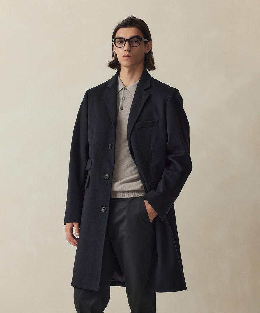 Brooks Brothers 1818 Storm System Top Coat (Navy) (Bbcsmm5002Qef)