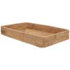 Rattan Woven Tray Decorative Rattan Tray Rectangle Rattan Tray Serving Rattan Tray for Home Rattan Tray Rectangular