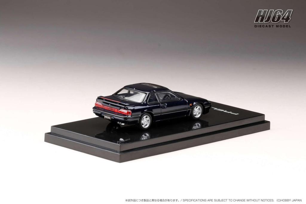 HobbyJAPAN HJ64 Scale Honda Prelude SI TCV Madison Blue Pearl Finished Model HJ643002BL 1/64 (BA5)
