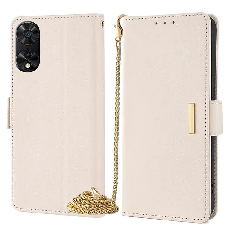 Для TCL 505 чехол-кошелек с защитой от царапин из искусственной кожи, отделения для карт, чехол для телефона с ремешками - синий