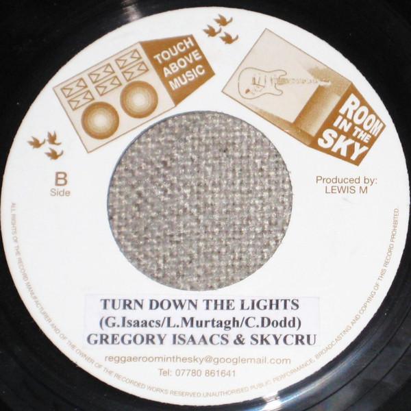 7-дюймовая пластинка GREGORY ISAACS SKYCRU Turn Down The Lights MBX029 Touch Above Mus UK Reggae Ska Dub Б/у