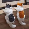 Furry Simulation Cat Hanging Ornament Realistic Fake Cat Model  for Desktop Decor