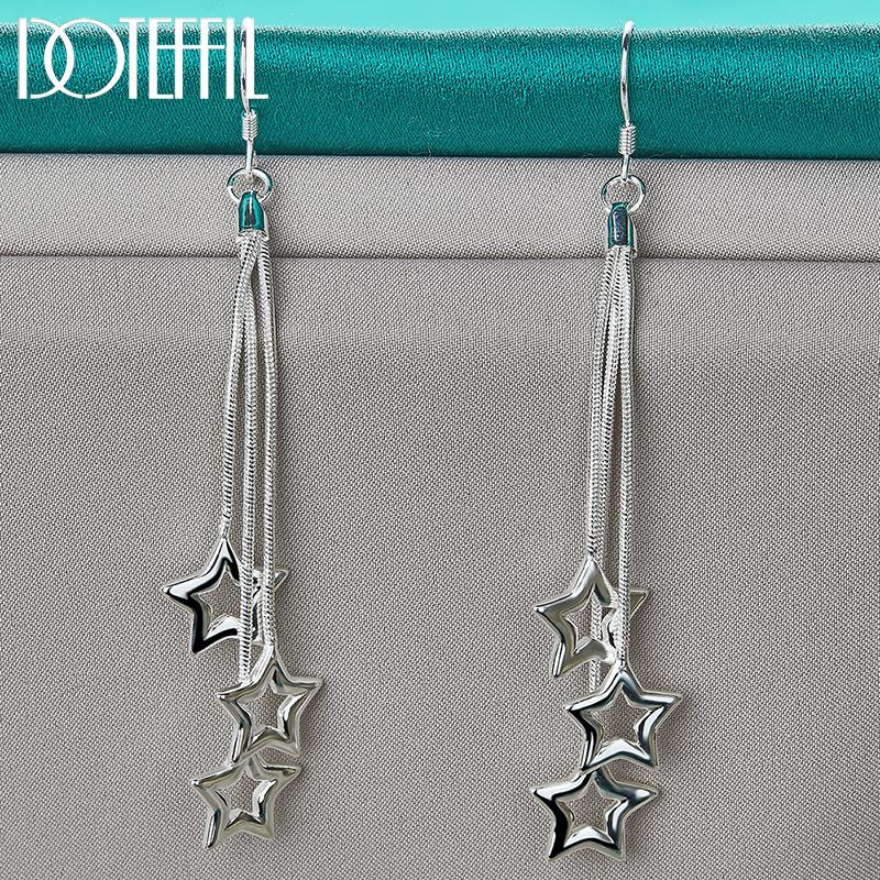 Подвеска в форме звезды из стерлингового серебра 925 пробы, модные украшения