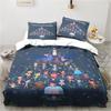Nutcracker Christmas Tree Star Bedding Set  Duvet Cover Set 3D Print Comforter Cover Bedclothes for Boy Girl Bedding Sets Decor