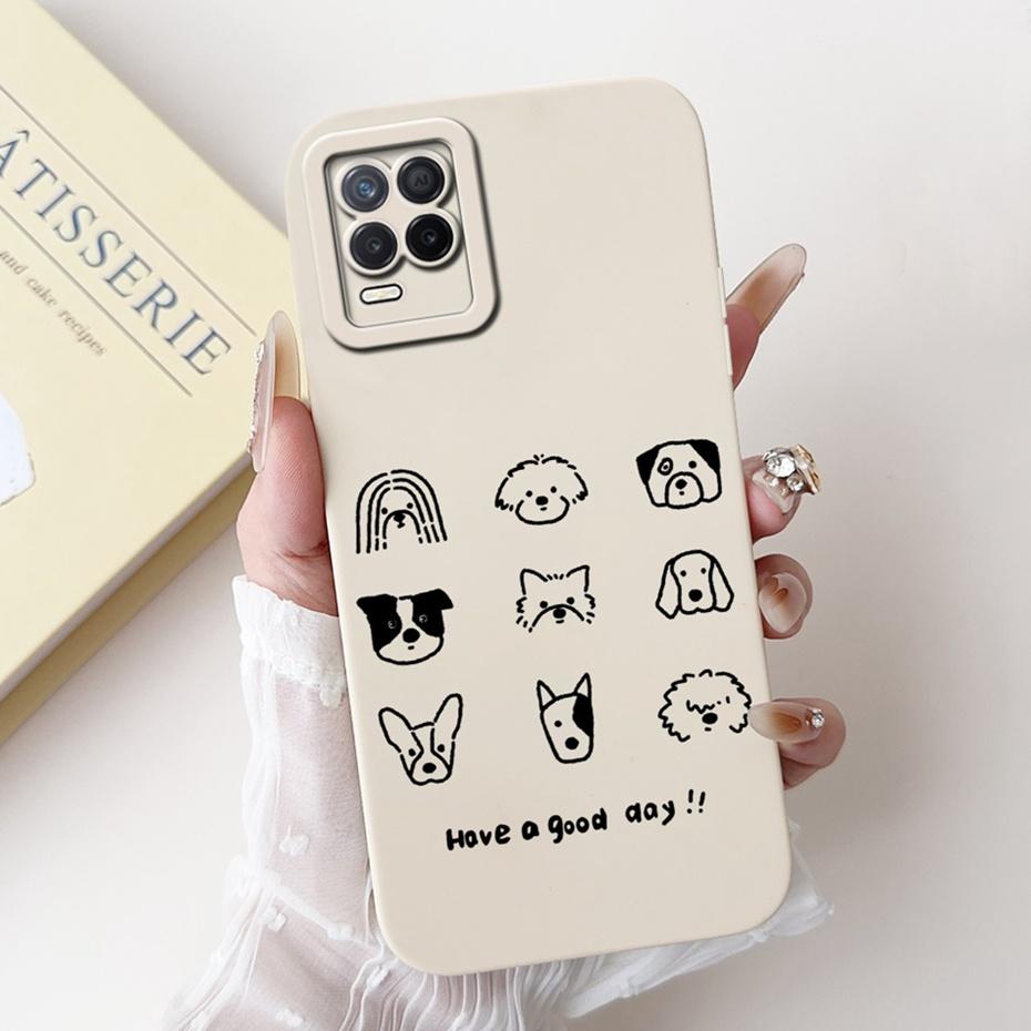 For Realme 8 5G Beautiful Butterfly Floral Printed Phone Case For Realme V13 5G Realme8 RMX3241 Soft Silicone Jelly Cases