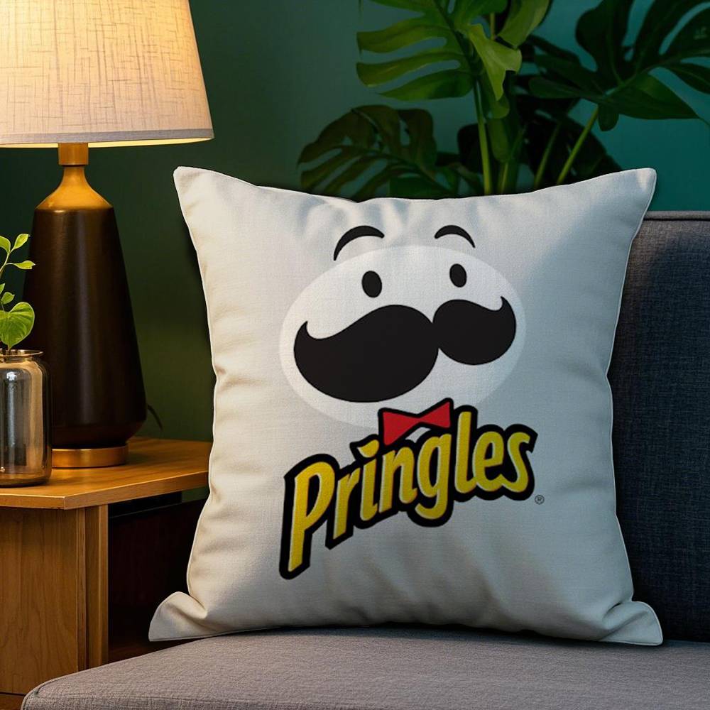 Классическая наволочка бренда P-Pringles из плюшевой ткани, мягкая, с двусторонней печатью, чехол для диванной подушки, декоративные чехлы для подушек