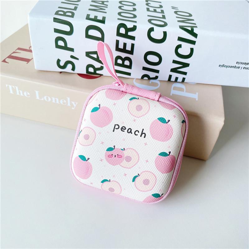9,5*13,3 см коробка для наушников на молнии кабель для передачи данных зарядная линия кабель чехол для хранения сумка для женщин и девочек помады карты коробка для хранения монет