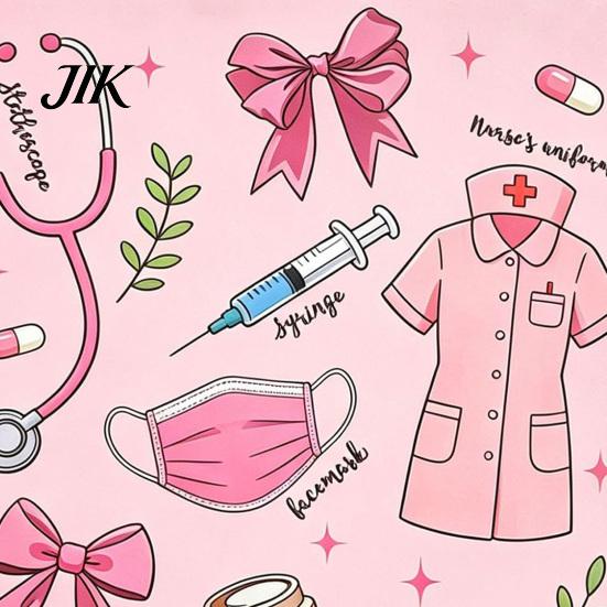 Healthcare Practitioner Journal Medical Themed Coil Notebook, Double Cover Design Thick Ink-proof Paper Nurse Spiral Notepad, Bound for Nursing