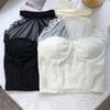 Slim Fit Lace Halter Corset Hollow Suspender Vest Spicy Girl Style Lace Camisole  Ladies