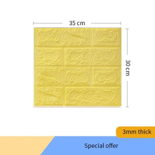 10 шт./20 шт. 3D наклейки на кирпичную стену, самоклеящиеся обои, декор, пена, водонепроницаемое настенное покрытие, обои для гостиной, сделай сам, фон