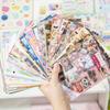 5/10Pcs Retro Y2K Stickers DIY Kpop Toplader Album Planner Decorative Sticker for Junk Journal
