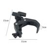 Folpus Stage Light Clamp, Moving Head Beam Clamp, Stage Light Clamp Hook, Stage Light Accessory for Effect Lights, Pub Spotlights, Black