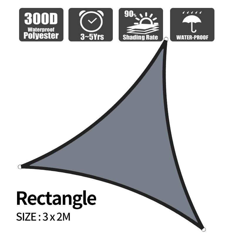 Укрытие от солнца Навес от солнца Защита от ультрафиолета Тент от солнца Кемпинговая защитная ткань Навес от солнца Сад Патио Терраса Автомобильный тент Пергола