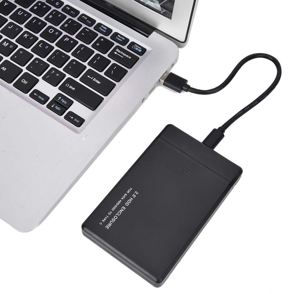 2.5 дюйма для твердотельного диска SATA3 Type C, механический внешний бокс для жесткого диска (Не включая жесткий диск)