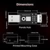 Аксессуар для 3D-принтера Panda Hub Оригинальная защита USB-порта для P1S/P1P с возможностью настройки крепления