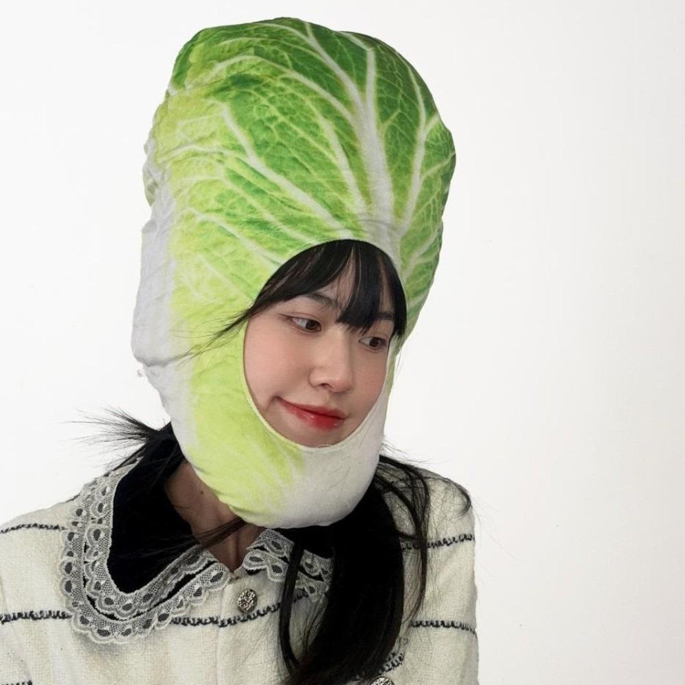 Creative Fruit and Vegetable Hat Playful Pullover Cap Lemon Nutrition Month Hat  Kids Adults