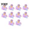 Best Wishes Note Card 10Pcs 3D Bouquet Greeting Card, Thank You Set Folding Floral for Mother's Day Father's Birthday