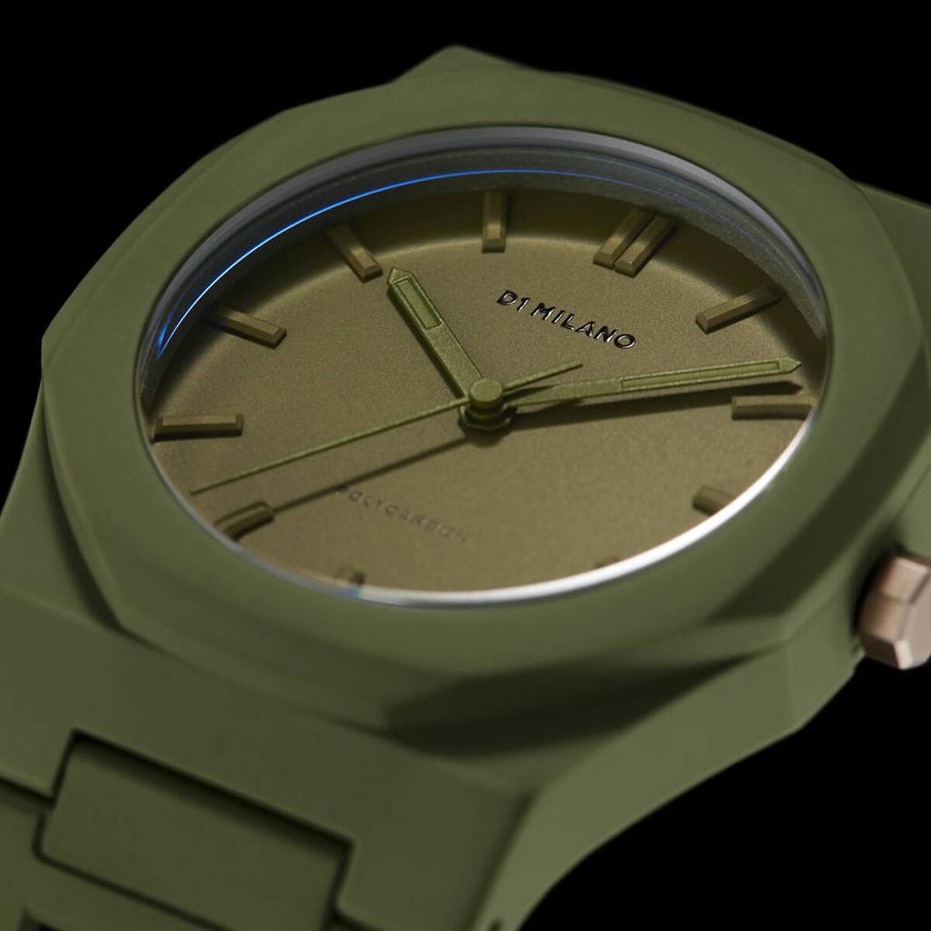 Authorized Dealer D1 Milano Watch PCBJ22 Military Green [D1MILANO] Men's [Polycarbonate]