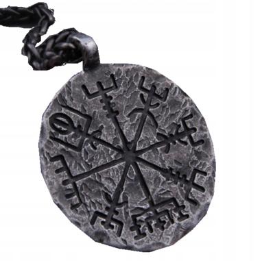 Vegvísir Viking Compass Necklace Nordic 460