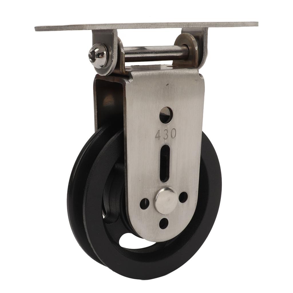 Pulley Wheel Bidirectional Rust Proof Silent Rotation Traction Wheel for Fitness Pulley System