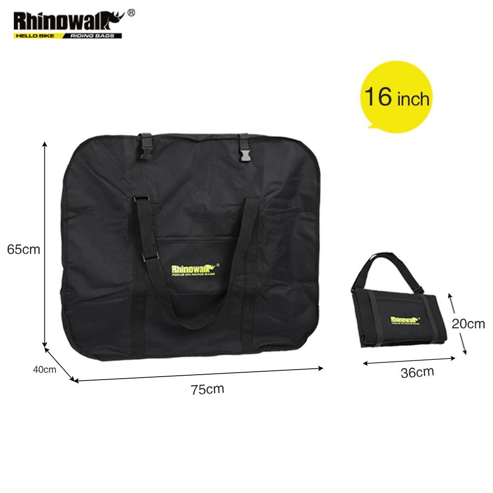 Rhinowalk 14"-16" Folding Bike Carrying Bag Portable Bicycle Storage Bag Cycling Bike Transport Case Travel