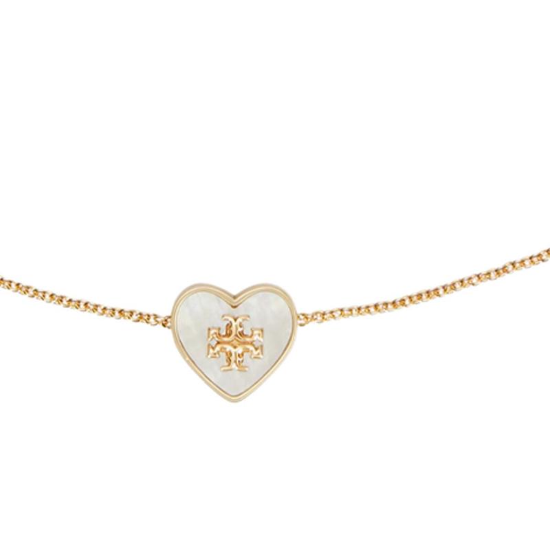 Tory Burch Logo Design Brass Necklace Unisex necklace Gold 160160-700